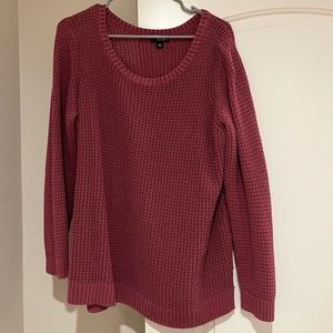 Pink Knit 2X Sweater